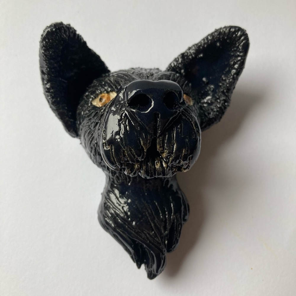 Ceramic Dog Head